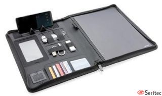 Portadocumentos A4 personalizada con cargador inalámbrico